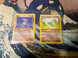 Pokemon Jungle 1st Edition Marowak 39/64 1st Edition Cubone 50/64 - Image 1
