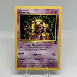Mewtwo 14 Promo WoTC Promo 14/53 Psychic Pokemon Card Mp/hp A - Image 1