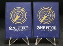 One Piece TCG Bandai Brook OP01-011 & Franky OP01-021 Promo EN & JP 2 Card Lot - Image 2