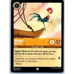 Hei Hei 7/204 Disney Lorcana Trading Card Single - Image 1