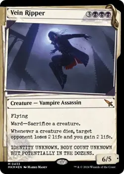 Vein Ripper (Showcase) (Invisible Ink) -Foil Near Mint MTG - Image 1