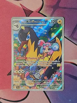 Pokemon Ionos Kilowattrel 163/159 Illustration Rare Scarlet and Violet - Image 1