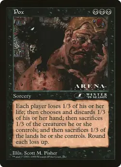 Pox (1st Place) (Arena League) - OVER - NM - Oversize Cards - Image 1