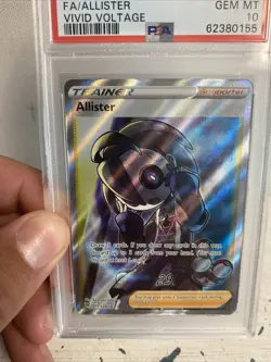 Allister Pokemon Card Vivid Voltage PSA 10 Full Art 179 - Image 4