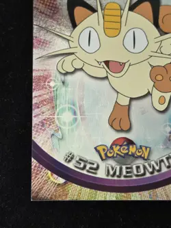 2000 Topps Chrome Series 1 Meowth #52 TV Animation Series Pokemon Card foil - Image 2
