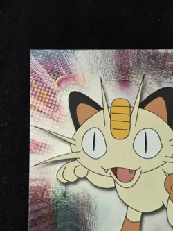 2000 Topps Chrome Series 1 Meowth #52 TV Animation Series Pokemon Card foil - Image 3