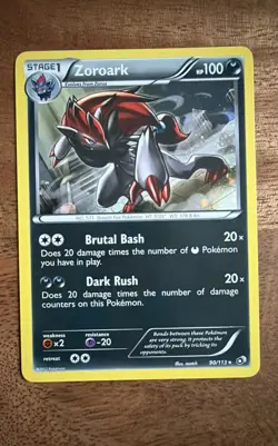 Zoroark - (Cosmos Holo) 090/113 Blister Exclusives Holo LP Pokemon Card - Image 1