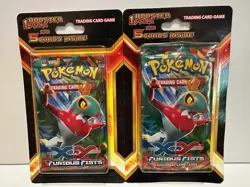 Pokemon Furious Fists Booster Blister Pack Lot Of 2 Boosters And 5 Cards NEW - Image 1