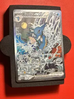Pokemon TCG Kingdra EX 131 Promo card Scarlet & Violet Holo Card LP - Image 1