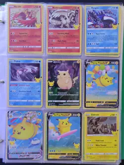 Pokemon Binder Collection V/VMAX IR Hits Ex 500+Unique Cards NM Celebrations lot - Image 1