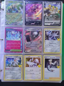 Pokemon Binder Collection V/VMAX IR Hits Ex 500+Unique Cards NM Celebrations lot - Image 3