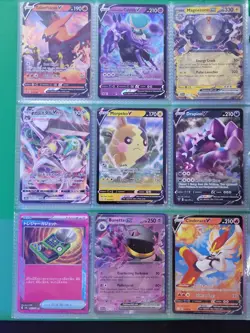 Pokemon Binder Collection V/VMAX IR Hits Ex 500+Unique Cards NM Celebrations lot - Image 4