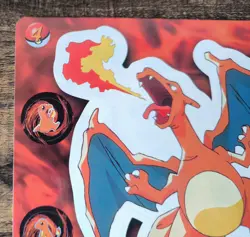 Bandai Pokemon card Sticker Jumbo Carddass 1998 Charizard - Image 2