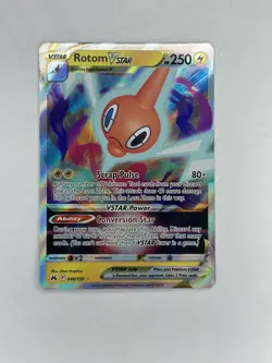 Rotom VSTAR 046/159 Full Art Pokemon Card Crown Zenith NM Near MINT Holo - Image 1