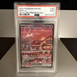 PSA 9 Pokemon 151 Ultra Premium Collection EN Mew Ex #053 Black Star Promo - Image 1