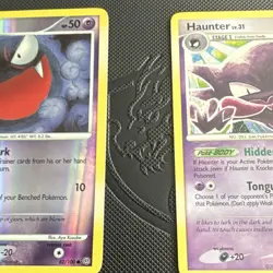Nintendo Pokemon TCG Gastly & Haunter Reverse Holo Lot 2 Stormfront - Image 4