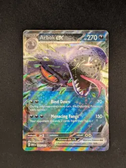 Pokemon TCG Arbok ex 024/165 Scarlet & Violet 151 - Image 1