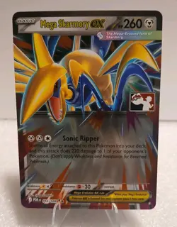 Mega Skarmory ex 055/088 Prize Pack Series 9 Pokemon Play! Stamp! Mint Condition - Image 1