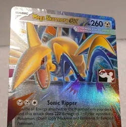 Mega Skarmory ex 055/088 Prize Pack Series 9 Pokemon Play! Stamp! Mint Condition - Image 2