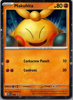 Makuhita 068 ME: Mega Evolution Promo Pokemon TCG Holo P NM - Image 1