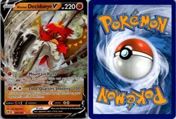 Hisuian Decidueye V 083/189 Astral Radiance Pokemon TCG Holo V Rare LP - Image 3