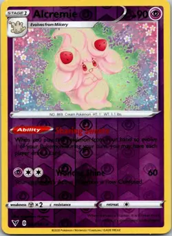 Alcremie 081/185 Vivid Voltage Pokemon TCG Reverse Holo R NM - Image 1