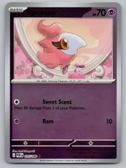Spritzee 035/088 Common Perfect Order Pokemon Reverse Holo NM/M - Image 1