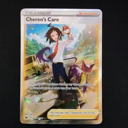 Pokemon Cheren's Care GG58/GG70 Crown Zenith: Galarian Gallery Holo - Image 1