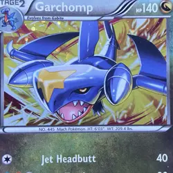 Garchomp Cosmos Holo 91/124 Blister Exclusive Pokemon TCG | Naoki Saito | LP/MP - Image 2