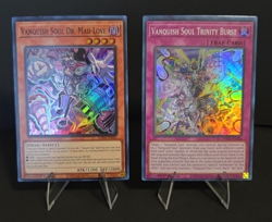 Yugioh Vanquish Soul Set Dr. Mad Love Trinity Burst - RA04 - Secret+Super Rare - Image 1