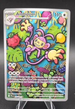 Pokemon TCG Ambipom SIR 107/094 Phantasmal Flames Near Mint NM - Image 1