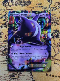 Pokemon Gengar EX - Ultra Rare - XY Phantom Forces - 34/119 - NM - Image 1
