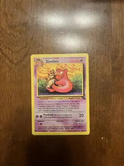 Pokemon Slowbro 43/62 Fossil Unlimited Uncommon 1999 - Image 1