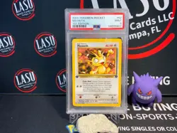 2000 Pokemon Rocket Meowth 1st Edition PSA 9 - Image 1