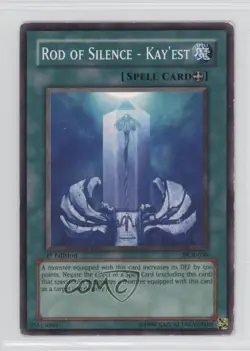 Rod of Silence - Kay'est 1st Ed. YuGiOh Dark Crisis #DCR-036 2003 READ - Image 1
