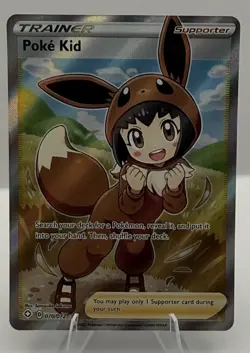 Pokemon TCG Poke Kid Full Art Ultra Rare Holo Shining Fates 070/072 Eng 2021 - Image 1