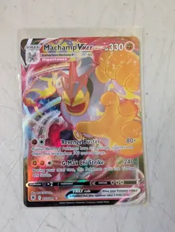 POKEMON TCG Astral Radiance 073 Machamp VMax Ultra Rare - Image 1