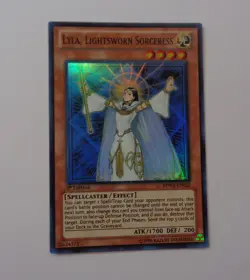 Lyla, Lightsworn Sorceress BPW2-EN022 (Super Rare, 1st Ed, Moderately Played MP) - Image 1