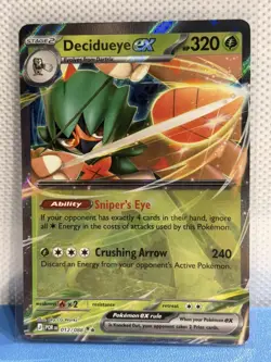 Decidueye ex 012/088 Double Rare Perfect Order Pokemon Card NM - Image 1