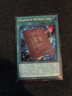 1X NM Spellbook of the Grand Circle - CH02-EN028 - Secret Rare 1st Edition - Image 1
