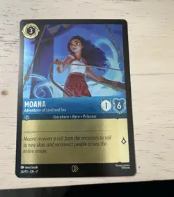 Disney Lorcana TCG Moana Adventurer of Land and Sea Promo Foil 26/P2 EN - Image 1