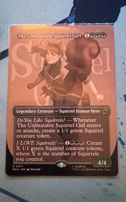 The Unbeatable Squirrel Girl (Borderless) Marvel Super Heroes Regular MINT - Image 1