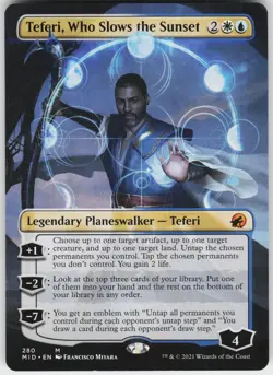 TEFERI, WHO SLOWS THE SUNSET (BORDERLESS) 280 MYTHIC NEAR MINT - Image 1