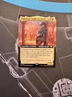 Marchesa, Dealer of Death Outlaws of Thunder Junction Extended Art Rare - Image 1