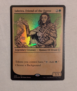 FOIL Jaheira, Friend of the Forest (Showcase) CLB 409 Baldur's Gate MTG Rare - Image 1