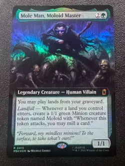 Mole Man, Moloid Master (Extended Art FOIL) - MTG Marvel - NM - Image 1