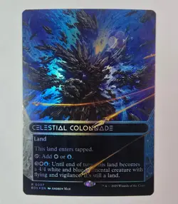Celestial Colonnade (0007) (Borderless) Stellar Sights MTG Foil NM - Image 1