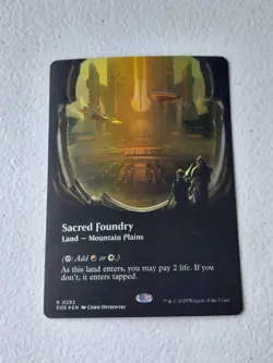 Mtg Sacred Foundry (Borderless) Edge of Eternities Foil #22 - Image 1