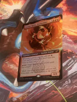 MTG Avatar: The Last Airbender AVATAR ROKU, FIREBENDER Mythic Rare Foil MTG Mint - Image 2