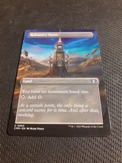 Mtg Magic: Reliquary Tower | Commander Masters 0663 Borderless Non Foil - Image 1